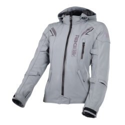 4Riders Alice Pro Korumalı Softshell Kadın Motosiklet Montu Gri 