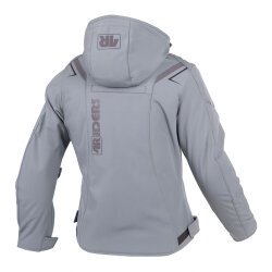 4Riders Alice Pro Korumalı Softshell Kadın Motosiklet Montu Gri - 2