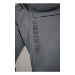 4Riders Alice Pro Korumalı Softshell Kadın Motosiklet Montu Gri - 7