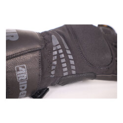 4Riders Breeze WP Korumalı Motosiklet Eldiveni Siyah - 7