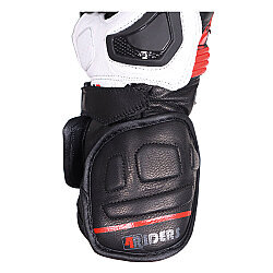 4Riders Circuit Evo Korumalı Motosiklet Eldiveni Siyah - 6