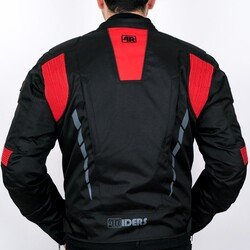 4Riders Gama CE Sertifikalı Korumalı Motosiklet Montu Kırmızı - 3