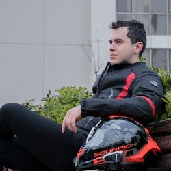 4Riders Gama CE Sertifikalı Korumalı Motosiklet Montu Kırmızı - 11