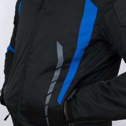 4Riders Gama CE Sertifikalı Korumalı Motosiklet Montu Mavi - 5