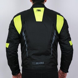 4Riders Gama CE Sertifikalı Korumalı Motosiklet Montu Sarı - 4