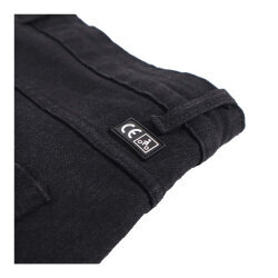 4Riders Patrol Cordura Denim Korumalı Kadın Motosiklet Kot Pantolonu Siyah - 4