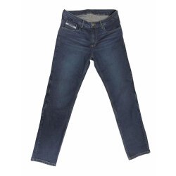 4Riders Ranger CE Sertifikalı Cordura Denim Korumalı Kadın Motosiklet Kot Pantolonu Mavi - 4Riders