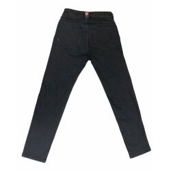 4Riders Ranger CE Sertifikalı Cordura Denim Korumalı Kadın Motosiklet Kot Pantolonu Siyah - 4Riders (1)