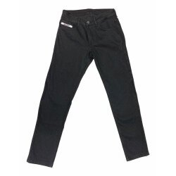 4Riders Ranger CE Sertifikalı Cordura Denim Korumalı Motosiklet Kot Pantolonu Siyah - 4Riders