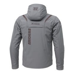 4Riders Rex Pro Korumalı Softshell Motosiklet Montu Gri - 2