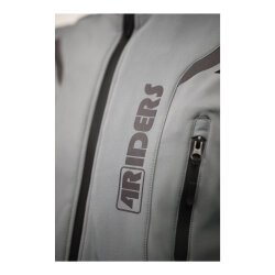4Riders Rex Pro Korumalı Softshell Motosiklet Montu Gri - 4