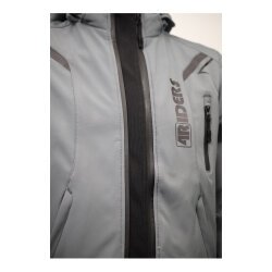 4Riders Rex Pro Korumalı Softshell Motosiklet Montu Gri - 6