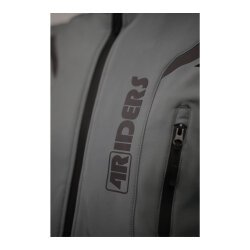 4Riders Rex Pro Korumalı Softshell Motosiklet Montu Gri - 5
