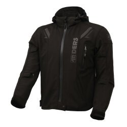 4Riders Rex Pro Korumalı Softshell Motosiklet Montu Siyah - 1