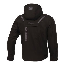 4Riders Rex Pro Korumalı Softshell Motosiklet Montu Siyah - 2