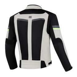 4Riders Valencia Yazlık CE Sertifikalı Korumalı Motosiklet Montu Gri - 4Riders