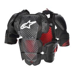 Alpinestars A-10 V2 Üst Gövde Koruma Siyah / Beyaz / Kırmızı - 2