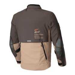GARAJJ Alpinestars AMT-8 Stretch Drystar XF Korumalı Motosiklet Montu Kahverengi / Haki - 2