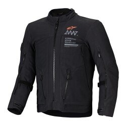GARAJJ Alpinestars AMT-8 Stretch Drystar XF Korumalı Motosiklet Montu Siyah - 1