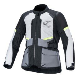 Alpinestars Andes Air Drystar Korumalı Motosiklet Montu Siyah / Gri 