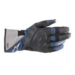 Alpinestars Andes V3 Drystar Korumalı Motosiklet Eldiveni Mat Siyah / Mavi - Alpinestars