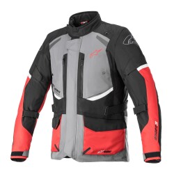 GARAJJ Alpinestars Andes V3 DryStar Korumalı Motosiklet Montu Gri / Siyah / Kırmızı - 1