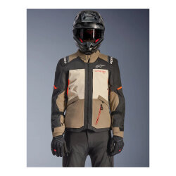 Alpinestars Andes V4 Korumalı Motosiklet Montu Kahverengi / Siyah - 3