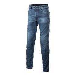 Alpinestars Argon Slim Fit Denim Korumalı Motosiklet Pantolonu Mavi - Alpinestars