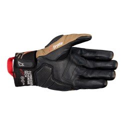 GARAJJ Alpinestars Belize V3 Drystar Korumalı Motosiklet Eldiveni Siyah / Kahve / Oranj - 2