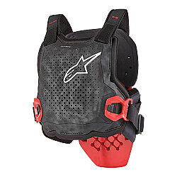 Alpinestars Bionic Tech Youth (Genç) Body Armour (Tam Gövde Koruma) Siyah / Beyaz / Kırmızı - 3