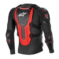 GARAJJ Alpinestars Bionic XTR Plasma Body Armour (Tam Gövde Koruma) Siyah / Beyaz / Kırmızı - 2