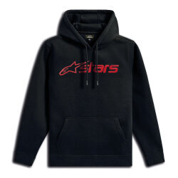 Alpinestars Blaze Hoodie Kapüşonlu Sweatshirt Siyah / Kırmızı - Alpinestars