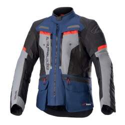 Alpinestars Bogota Pro Drystar Korumalı Motosiklet Montu Mavi / Kırmızı - Alpinestars