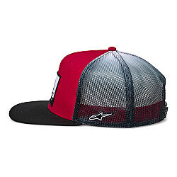 Alpinestars Cali Gradient Trucker Şapka Kırmızı / Siyah - 4