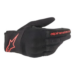 Alpinestars Copper Korumalı Motosiklet Eldiveni Siyah / Kırmızı - Alpinestars