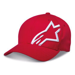 Alpinestars Corp Shift 2 Curved Brim Şapka Kırmızı / Beyaz 