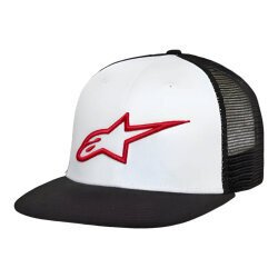 Alpinestars Corp Trucker Şapka Beyaz / Siyah 