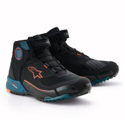 Alpinestars CR-X DryStar Korumalı Motosiklet Botu Siyah / Mavi / Oranj - Alpinestars