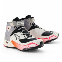 Alpinestars CR-X DS Korumalı Kadın Motosiklet Botu Beyaz / Siyah / Kırmızı 