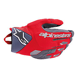 Alpinestars Durack Korumalı Motosiklet Eldiveni Kırmızı / Gri - Alpinestars