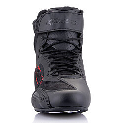 Alpinestars Faster-3 Rideknit Korumalı Motosiklet Botu Siyah / Gri / Kırmızı - 4