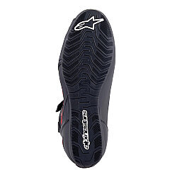 Alpinestars Faster-3 Rideknit Korumalı Motosiklet Botu Siyah / Gri / Kırmızı - 6