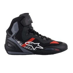 Alpinestars Faster-3 Rideknit Korumalı Motosiklet Botu Siyah / Kırmızı - Alpinestars