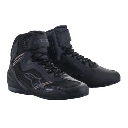Alpinestars Faster-3 Rideknit Korumalı Motosiklet Botu Siyah / Siyah - Alpinestars