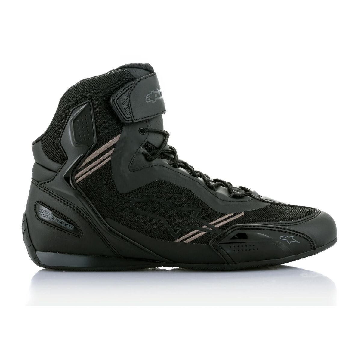 Alpinestars Faster-3 Rideknit Korumalı Motosiklet Botu Siyah