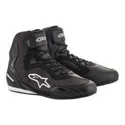 Alpinestars Faster-3 Rideknit Korumalı Motosiklet Botu Siyah / Beyaz 