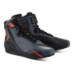 Alpinestars Faster-4 Korumalı Motosiklet Botu Siyah / Kırmızı - 1