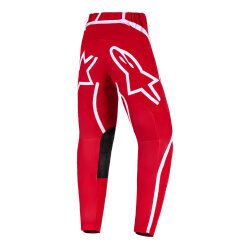 Alpinestars Fluid Apex Kros Motosiklet Pantolonu Kırmızı / Beyaz - 2