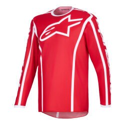Alpinestars Fluid Apex Off-Road Motosiklet Jerseyi Kırmızı / Beyaz - 1