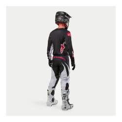 Alpinestars Fluid Lucent Kros Motor Jerseyi Siyah / Beyaz / Kırmızı - 9